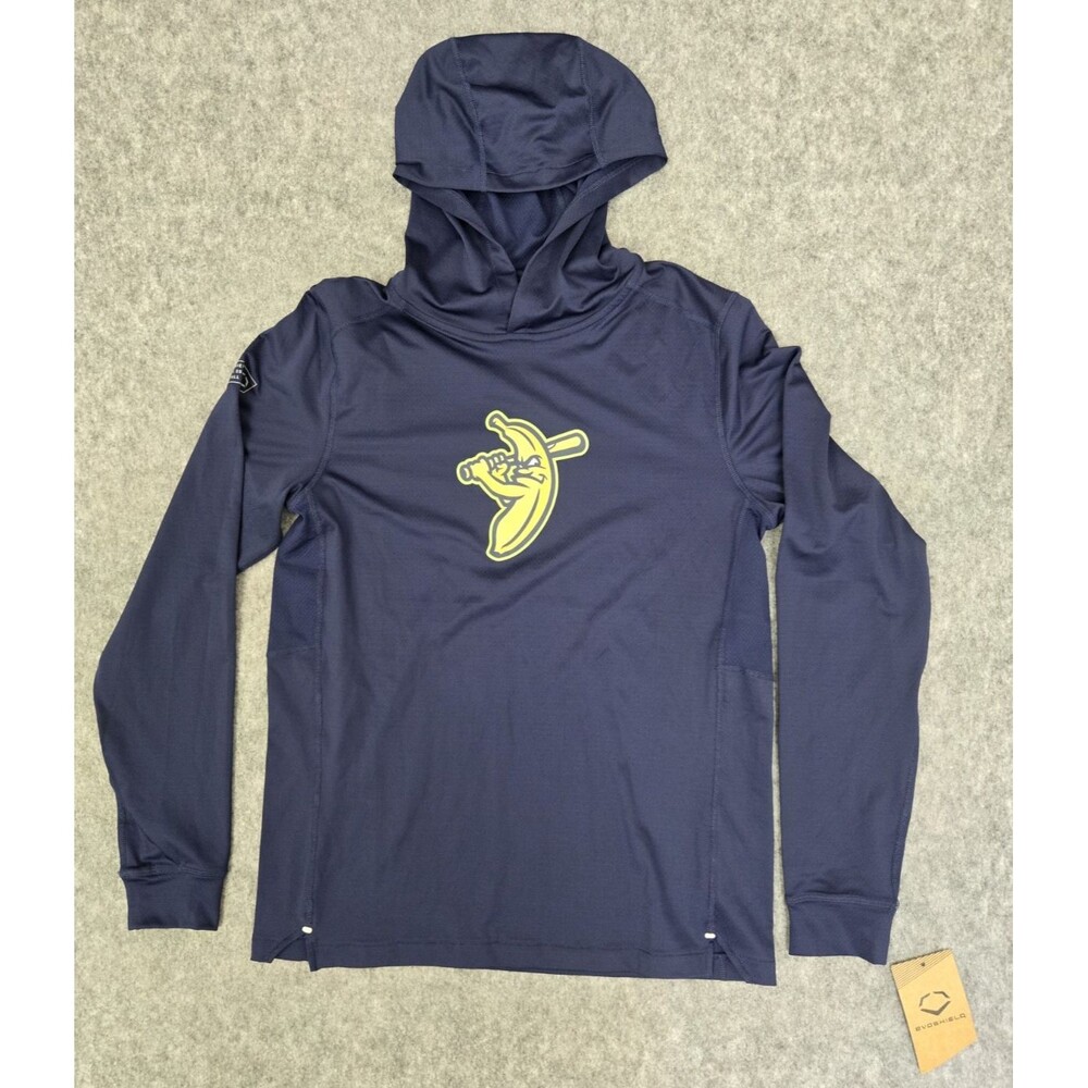 New Savannah Bananas Evoshield 2.0 Performance Long Sleeve Hoodie Men's Sz M NWT